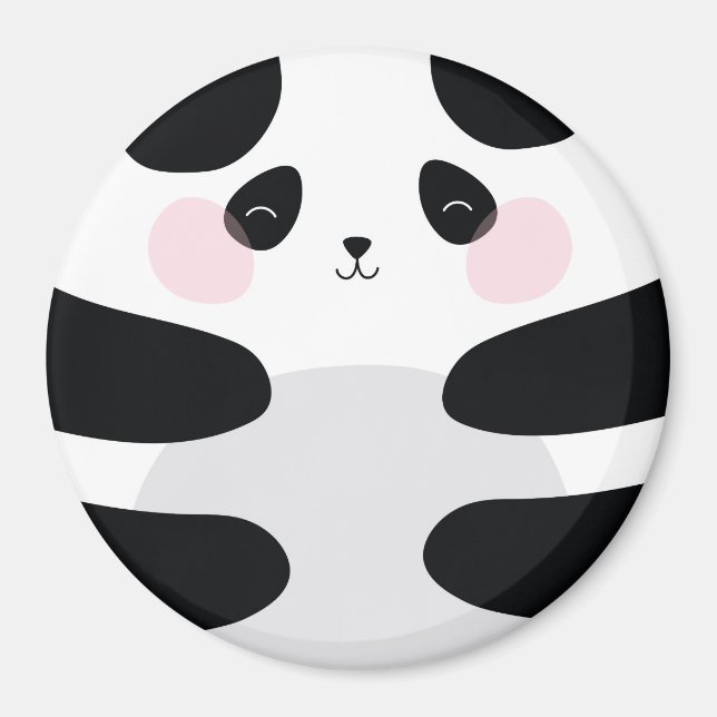 PANDA ROUND MAGNET (Framsidan)