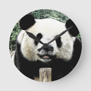 Panda Rund Klocka