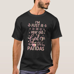 Panda s Jag är bara en 14-årig tjej som älskar pa T Shirt