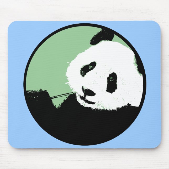 Panda. Seagreen-cirkel. Musmatta (Framsidan)