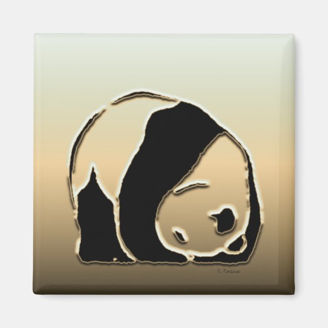 Panda-serie Magnet (Framsidan)