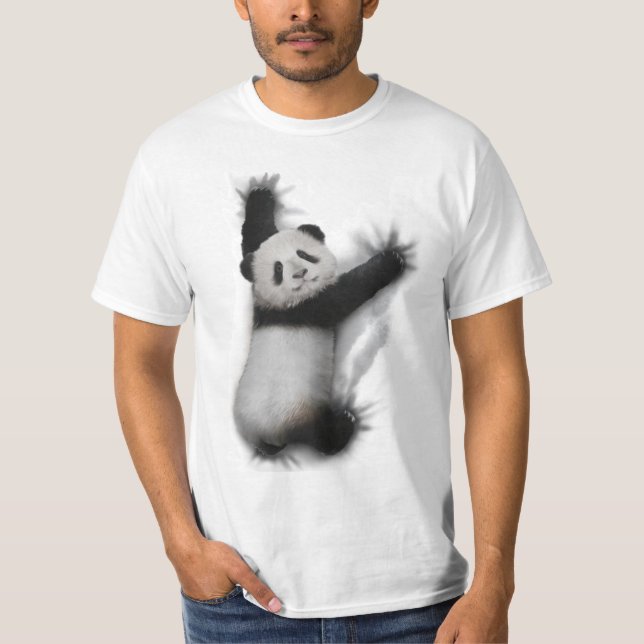 Panda Shirt Humous Graphic Animal T-Shirt Gifts (Framsida)