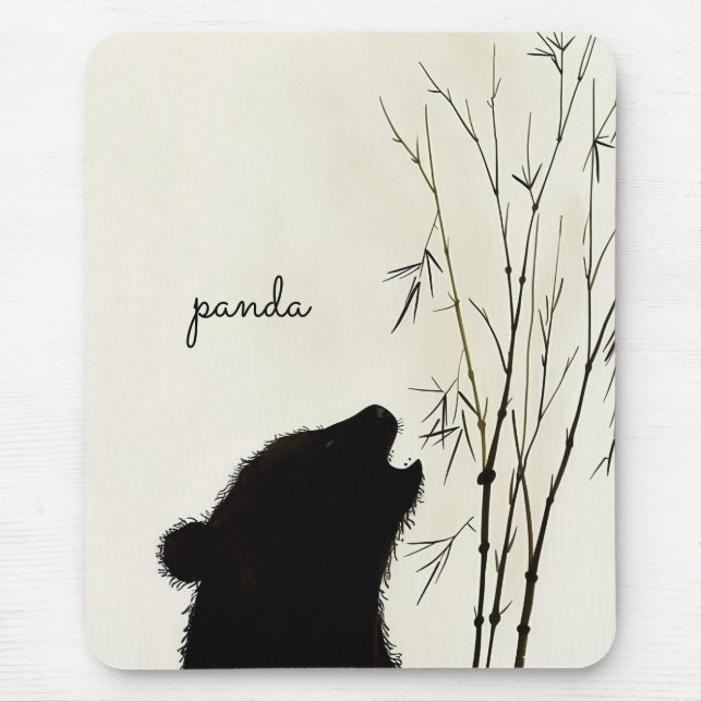 Panda Silhouette Musmatta (Framsidan)