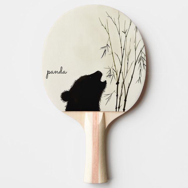 Panda Silhouette Pingisracket (Framsidan)