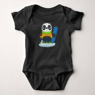 Panda Skier Ski Winter sport T Shirt