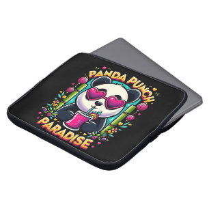 Panda Slår Paradise Bliss Laptop Fodral