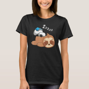 Panda Sleeping Sloth Lazy Sloths Animal Graphic T Shirt