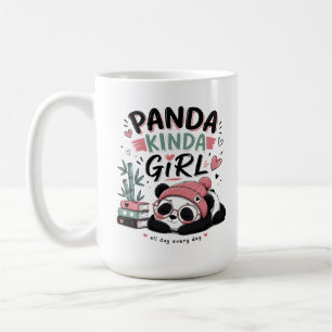 Panda Snälla Tjej Söt Panda Kaffemugg