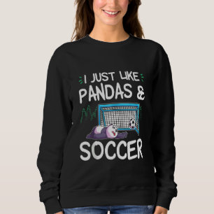 Panda Soccer i Kärlek, pandabjörn och spelkonst T Shirt
