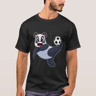 Panda Soccer-idrottare T Shirt
