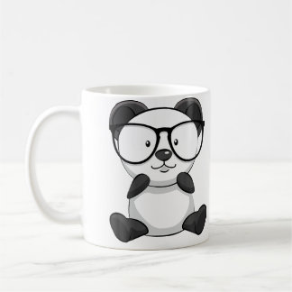 Panda solglasögon Panda Älskare Tema Kaffemugg