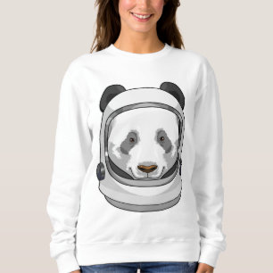 Panda som astronaut med Helmet T Shirt