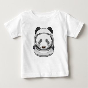 Panda som astronaut med Helmet T Shirt