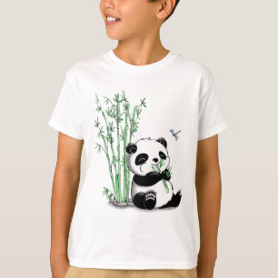 Panda som äter bambu tröja