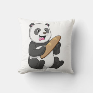 Panda som Baker med Bread Kudde