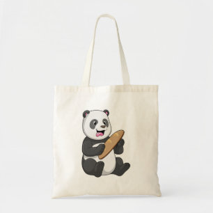 Panda som Baker med Bread Tygkasse