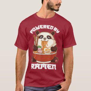 PANDA SOM BEVILJAS AV RAMEN Tjock Panda Eating Ra T Shirt