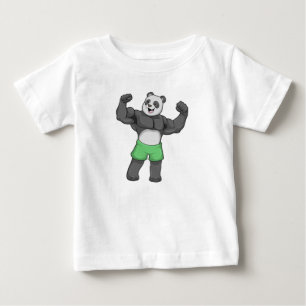 Panda som Bodybyggare i Bodybuilding T Shirt