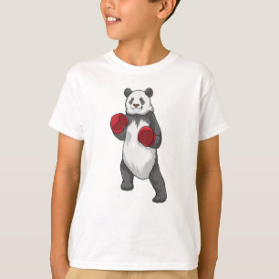 Panda som Boxer med Boxinghandskar T Shirt