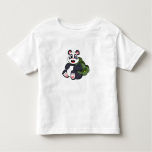 Panda som Hiker med ryggsäck T Shirt