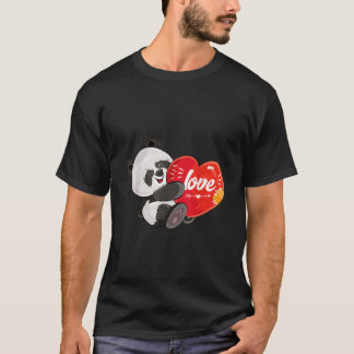 Panda som kramar han älskar björn Panda T Shirt