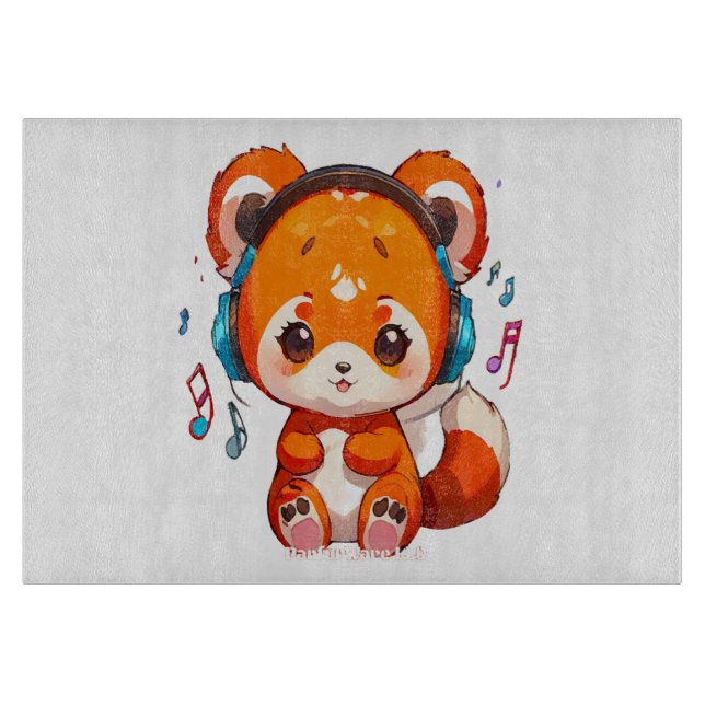 Panda som lyssnar på Kpop-musik (Framsidan)