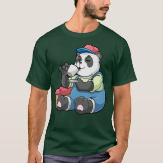 Panda som mekanisk med Verktyg fodral T Shirt