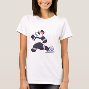 Panda som Springer vid körning T Shirt