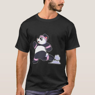 Panda som Springer vid körning T Shirt