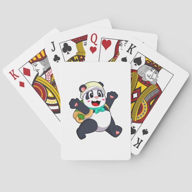 Panda som Student Casinokort (Baksidan)