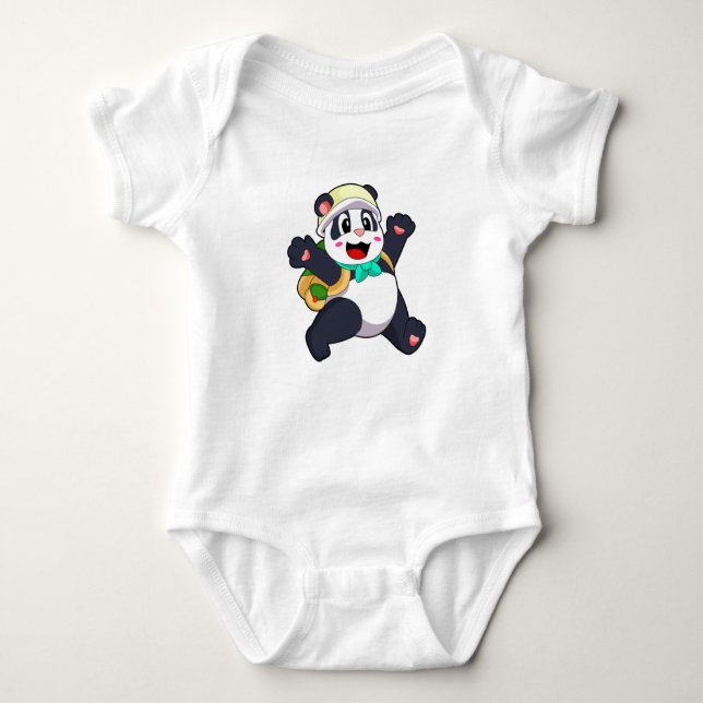 Panda som Student T Shirt (Framsida)