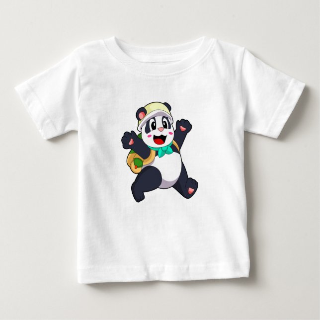 Panda som Student T Shirt (Framsida)