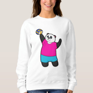 Panda som Volleyball-spelare med Volleyball T Shirt