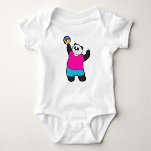 Panda som Volleyball-spelare med Volleyball T Shirt