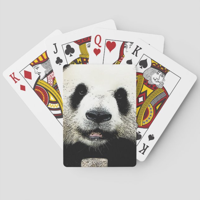 Panda Spel Kort (Baksidan)