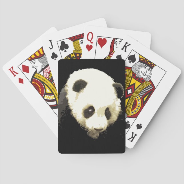 Panda Spel Kort (Baksidan)