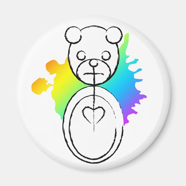 Panda splatz. magnet (Framsidan)