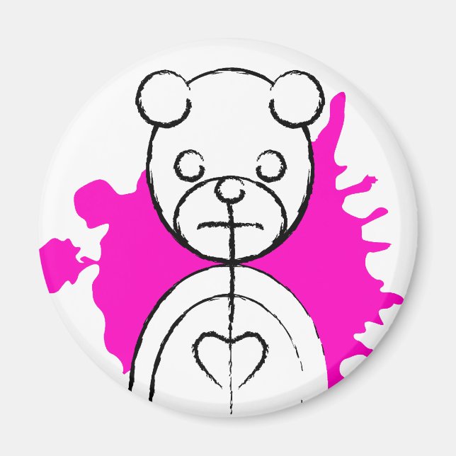 Panda splatz. magnet (Framsidan)