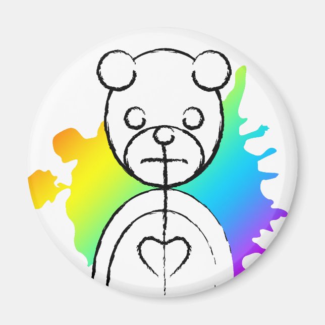 Panda splatz. magnet (Framsidan)