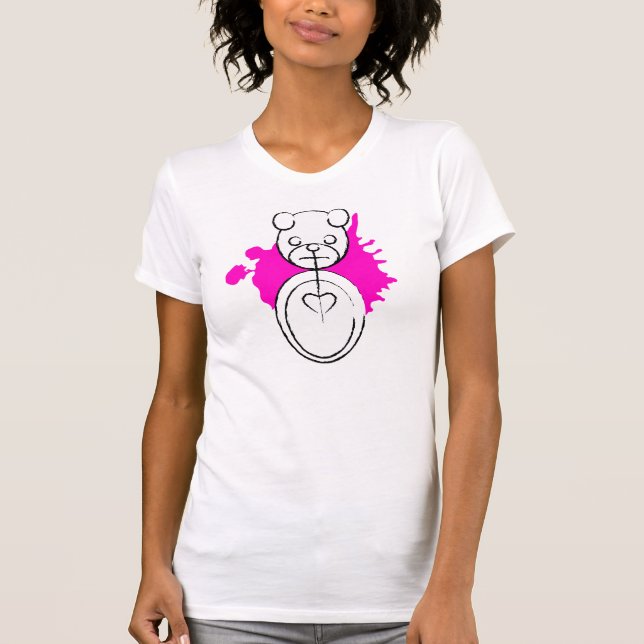 Panda splatz. t-shirt (Framsida)