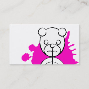 panda splatz. visitkort