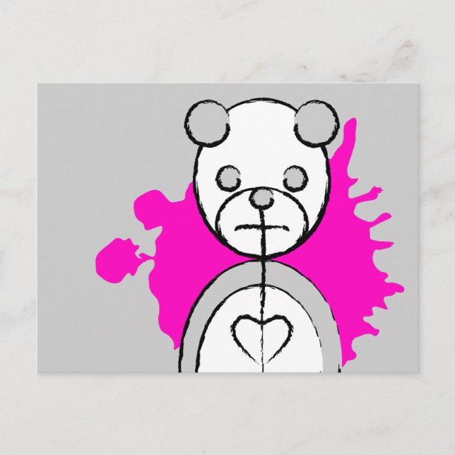 Panda splatz. vykort (Framsida)