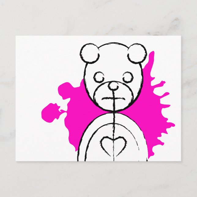 Panda splatz. vykort (Framsida)