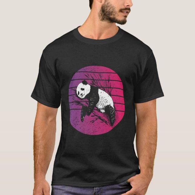 Panda Stil T Shirt (Framsida)