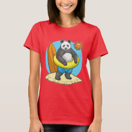 Panda Summer Beach T Shirt