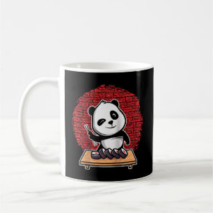Panda Sushi japanska för djurbaskiska Kaffemugg