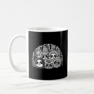 Panda Sushi Japanska Kawaii Panda Bear Kaffemugg