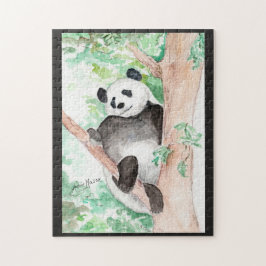 Panda, svänga ut pussel