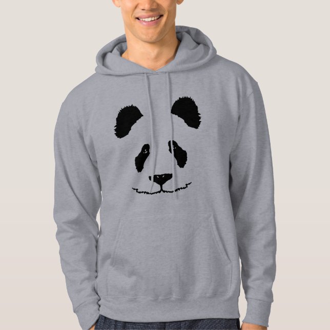 Panda Sweatshirt Med Luva (Framsida)