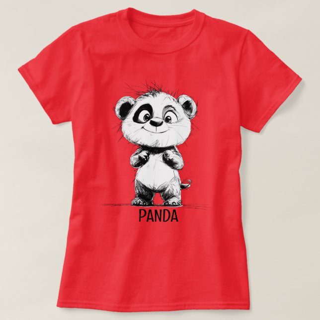 Panda T Shirt (Design framsida)